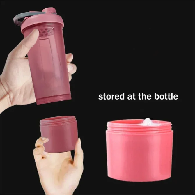 500ML Sports Drink Bottle, Shaking Bottle, Leak-proof, Nutritional Regulation, Fitness Supplement Brewing - Image 4
