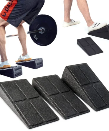3pcs Squat Wedge Block Adjustable Non-Slip Squat Ramp Deadlift Wedge Calf Stretcher Slant Board Strength For Squat Deadlift