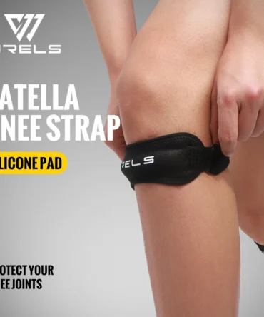 WRELS Adjustable Knee Tendon Patellar Strap Knee Braces for Knee Pain Running Sports Cycling Gym Knee Support Stabilizer Band