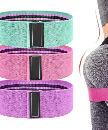 Elastic rubber resistance bands for yoga, hip circle expander, gym, home workout, 3PCs