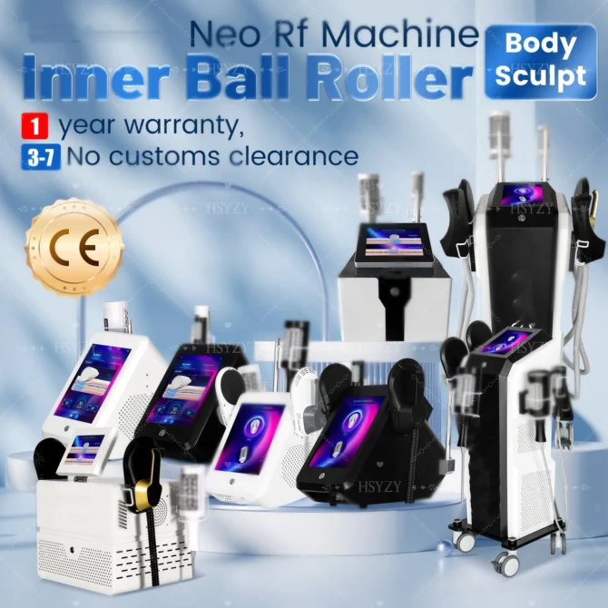 Neo Rf Inner Ball Roller Machine Body Sculpt Cellulite Lymphatic Massage Roller Fat Burning Weight loss Slimming equipment