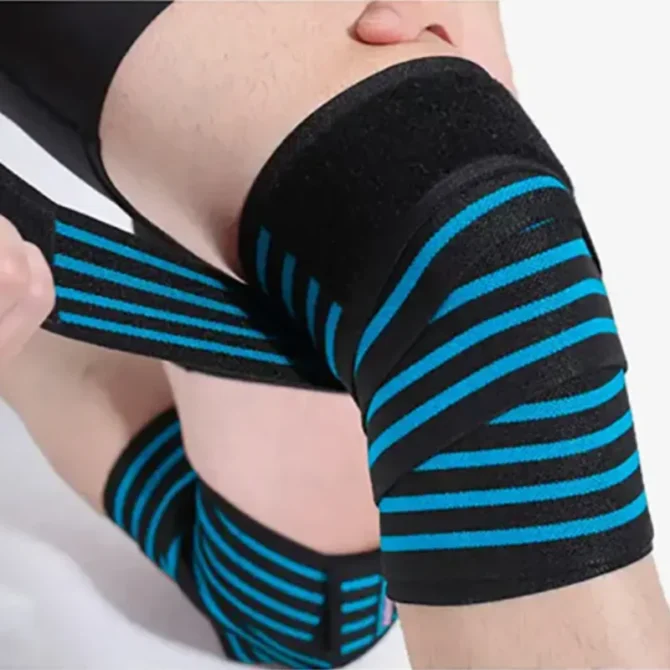 1PC Kneepad Bandage Compression Braces Sports Knees Wraps Straps for Gym Workout Weightlifting Fitness Squats Training - Image 5