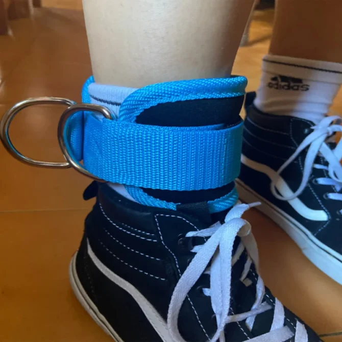 Cable Ankle Straps Double D-Ring Ankle Cuffs For Gym Workouts Glutes Legs Strength Training Brace Support Sport Safety Abductors - Image 4