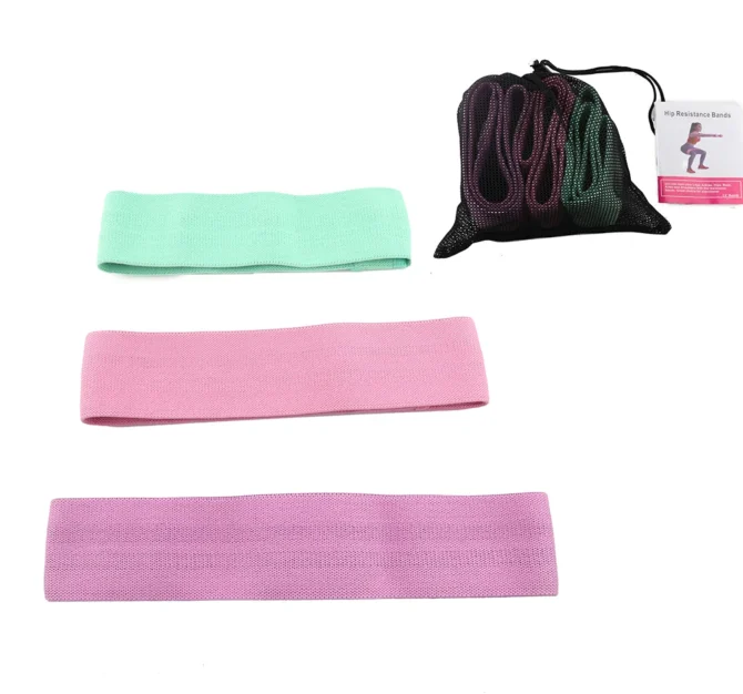 Elastic rubber resistance bands for yoga, hip circle expander, gym, home workout, 3PCs - Image 6