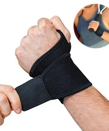 1Pc Gym Wrist Band Sports Wristband New Wrist Brace Wrist Support Splint Fractures Carpal Tunnel Wristbands for Fitness