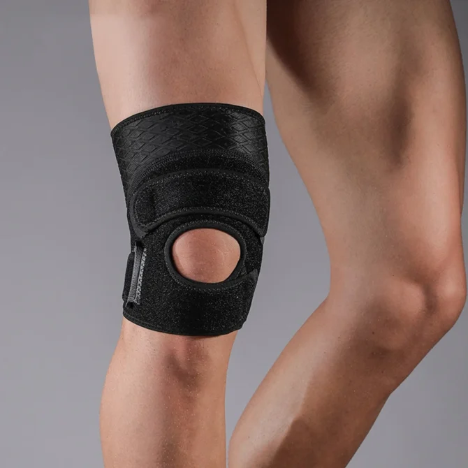 1Pcs Neoprene Knee Brace for Knee Pain Relief for Working Out, Running, Injury Recovery Side Stabilizers Open Patella Support - Image 3