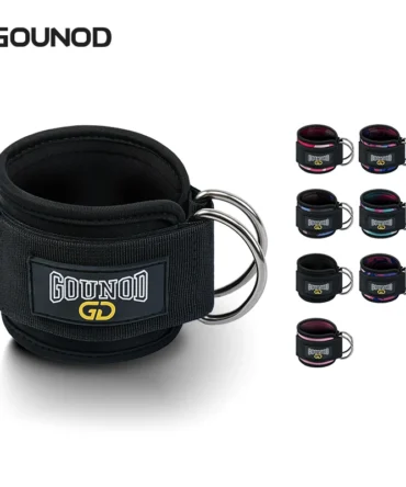2PC/3PC GOUNOD Fitness Ankle Strap Adjustable D-Ring Support Cuffs Gym Leg Strength Exercise Pulley With Buckle Sport Guard Safe