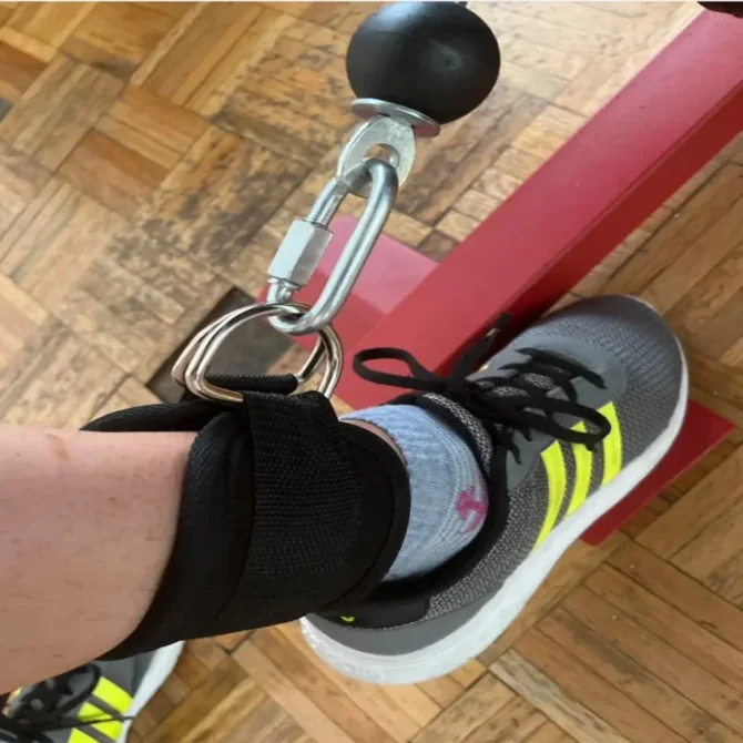 Cable Ankle Straps Double D-Ring Ankle Cuffs For Gym Workouts Glutes Legs Strength Training Brace Support Sport Safety Abductors - Image 5