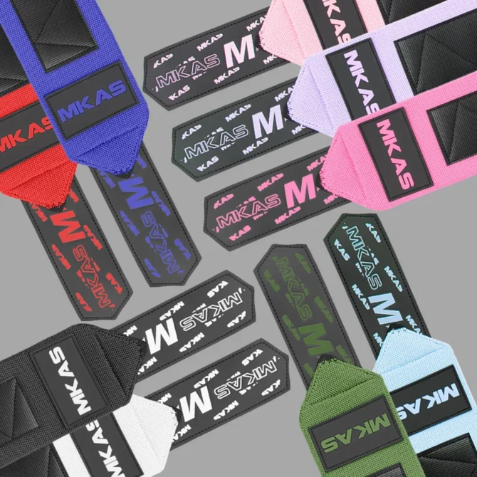 2PCS Wristband Wrist Support Weight Lifting Gym Training Wrist Support Brace Straps Wraps Crossfit Powerlifting - Image 2