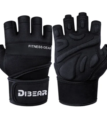 Half Finger Bodybuilding Gym Gloves Weightlifting Dumbbell Kettlebell Training Workout Fitness Gloves For Man Women