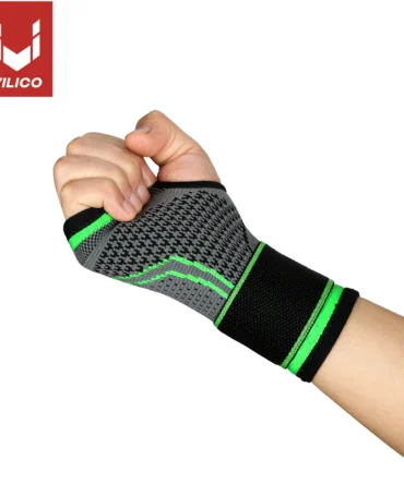 Gym Sports Wristband Wrist Protector Palm Guard Wrist Support Adjustable Wrist Brace Strap Compression Gloves for Carpal Tunnel