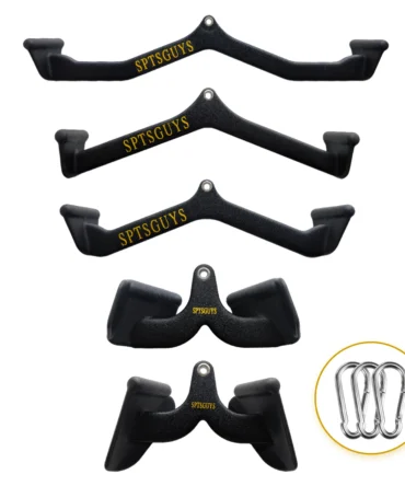 Home Gym Fitness Lat Pull Down Bar LAT Pulldown Attachments for Cable Pulley System Machine Back Tricep Bar Strength Training